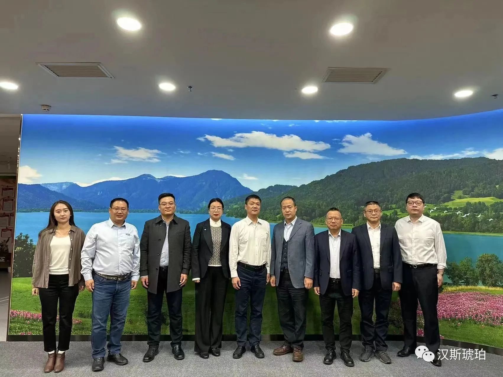 汉斯琥珀到访中国天博节能 双方围绕节能环保降碳领域开展行业技术交流(图1)